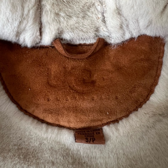 UGG sherpa hooded coat size small  in Chestnut color - Picture 4 of 11